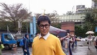 Selain menggambar, Hiroshi kerap bergaya cosplay dengan karakter tertentu. Seperti saat ia tampil dengan cosplay Nobita. Foto: Facebook Onan Hiroshi
