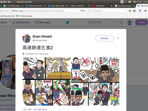 Komikus Jepang yang Sindir Kereta Cepat Jokowi Minta Maaf