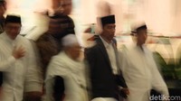 Jokowi saat tiba di lokasi. Foto: Andhika Prasetia/detikcom