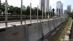 Untuk Penataan, Jalan Sudirman-Thamrin Dipasang Pembatas
