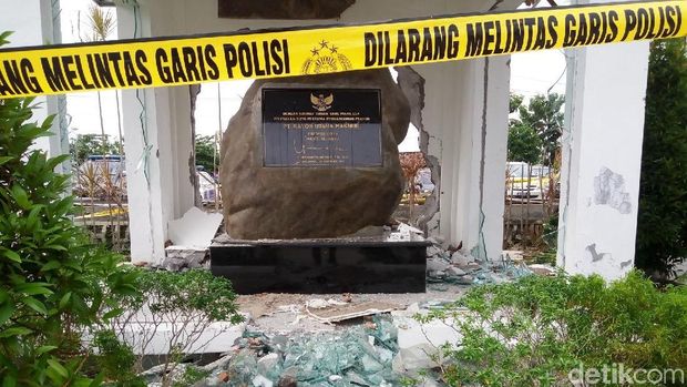 Ini Kondisi Pos Satpam PT RUM di Sukoharjo Usai Dibakar Massa