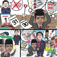 Komikus Jepang Sindir Proyek Kereta Cepat JKT BDG Jokowi