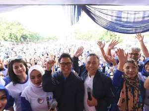 Ikut Senam Sehat PAN DKI, Zulkifli Hasan: Jaga Persaudaraan
