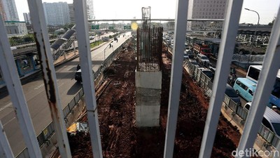 Proyek LRT Sepi Aktivitas