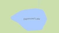 Kemudian ada Depressed Lake di California, Amerika Serikat.