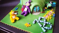 Makanya jangan suka mabuk-mabukan. Teletubbies aja kalau mabuk jadinya begini!  Foto: Instagram @szermi9nator. Foto: Istimewa