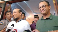 Anies dan Novel sempat memberikan keterangan pada awak media usai pertemuan keduanya.