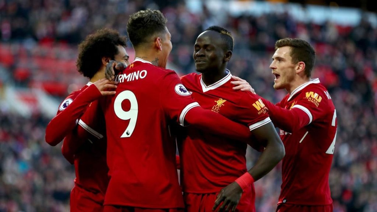 Liverpool merayakan kemenangan atas West Ham United 4-1 (Clive Brunskill/Getty Images)