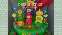 Duh, kok bibir Teletubbiesnya terlihat aneh gitu sih? Malah jadi seperti bentuk bibir kera, ya. Foto: Instagram @oishiicake Foto: Istimewa