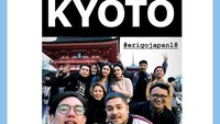 Tak cuma berdua, Vanesha dan Adipati juga melibatkan keluarga dan rekannya di Jepang. Untuk keperluan syuting? Foto: dok Instagram