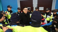 Kim Jong Un KW juga hadir saat pembukaan Olimpiade, 14 Februari 2018 lalu (Foto: Dok. REUTERS/Lucy Nicholson)