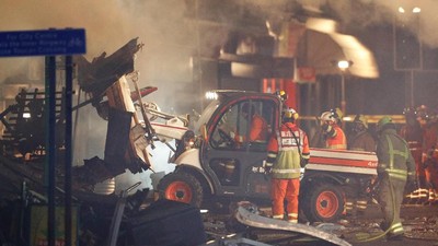 Foto: Hancur Berantakan, Ini Toserba Lokasi Ledakan di Leicester