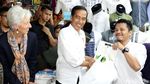 Ajak Bos IMF ke Pasar Tanah Abang, Jokowi Semringah Banget