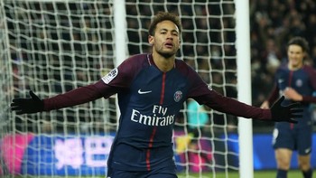 2. Neymar - PSG - 90,2 juta follower. Foto: Stephane Mahe/Reuters