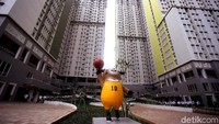 Begini penampakan terkini Wisma Atlet Kemayoran, Jakarta, Senin (26/2/2018).