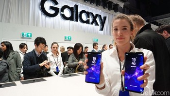 Inilah Galaxy S9 dan S9+. Foto: Rachmatunnisa/detikINET