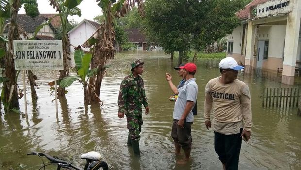 Lebih 1.600 Rumah Terendam Luapan Bengawan Solo