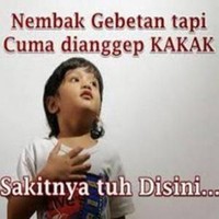 Nembak gebetan tapi cuma dianggap kakak, sakit banget pasti ya rasanya. (Foto: Istimewa)