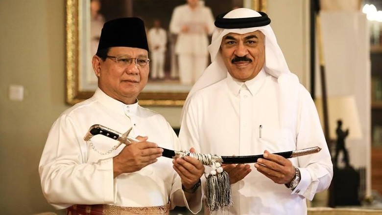 Saat Prabowo Terima Kunjungan Dubes Qatar di Padepokan 