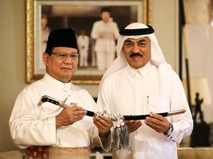 Saat Prabowo Terima Kunjungan Dubes Qatar di Padepokan Miliknya