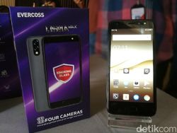 Cuma Rp 1,2 Juta, Begini Wujud Ponsel Evercoss 4 Kamera
