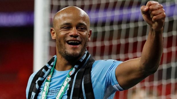 Vincent Kompany telah meraih dua gelar Liga Primer Inggris bersama Manchester City.