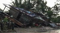 Belalai Air di Sekitar Danau Tempe Bikin Ambruk Sejumlah Rumah Warga