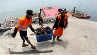 Sampah ini berasal dari solokan warga yang masuk ke Danau Sunter.