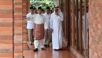 Ketum Partai Gerindra Prabowo menerima kunjungan Duta Besar Qatar untuk Indonesia, YM Ahmad Bin Jassim Mohammed Ali Al-Hamar. Kunjungan Dubes Qatar itu dilakukan pada Sabtu (24/2) lalu.