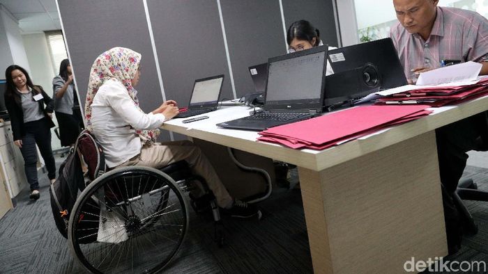 Kesempatan Kaum Difabel Mencari Pekerjaan /Foto: Grandyos Zafna Kesempatan Kaum Difabel Mencari Pekerjaan /Foto: Grandyos Zafna