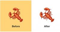 Ada Kesalahan Jumlah Kaki, Emoji Lobster Direvisi