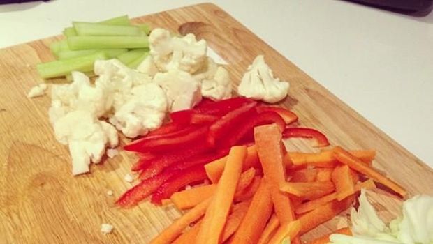 Riley beralih menjadi vegetarian