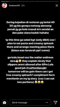 Karena Pakai Sendal Jepit, Tinta Toon Ditolak Masuk Restoran Mewah Ini