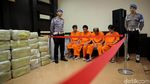 Polisi Amankan 1,6 Ton Sabu dan Empat Tersangka