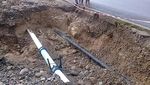 Penampakan Terbelahnya Jalan di Papua Pasca Diguncang Gempa