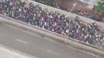 Pemotor yang Kompak Tak Berkutik saat Razia Polisi di JLNT Casablanca