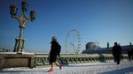 London yang Memutih karena Salju
