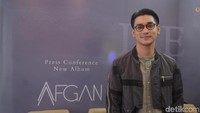 Afgansyah Reza ditemui saat launcing album terbarunya Dekade di KFC Kemang, Jakarta Selatan, Rabu (28/2). Pool/Noel/detikFoto