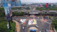 Beginilah penampakan underpass kartini dari udara. Cantik bukan?
