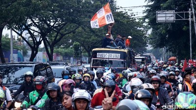 Foto: Antusiasme Jakmania Tonton Persija vs Tampines Rovers