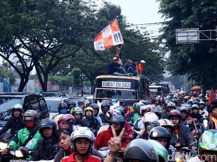 Foto: Antusiasme Jakmania Tonton Persija vs Tampines Rovers