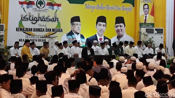 Gelar Istigasah, Golkar Doakan Jokowi Menang Periode Kedua