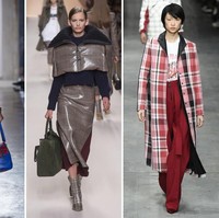 Mad for plaid. Motif plaid atau kotak-kotak cukup mendominasi koleksi sejumlah desainer di Milan Fashion. Dari Versace hingga Fendi, lalu Gucci hingga Trussardi. (Foto: Dok. Vogue)