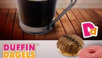 Double D ini bukan Dunkin Donuts. Masih di Yemen, ada Duffin Dagels yang tampilannya juga mirip gerai donat global Amerika ini. Foto: Istimewa