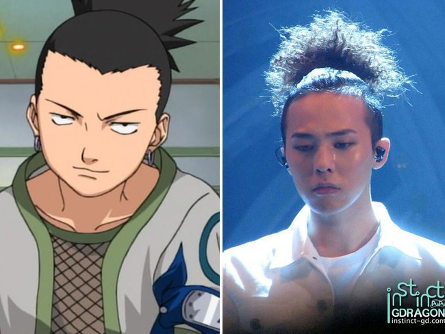 Pria yang akan bebas tugas militer pada November 2019 ini juga pernah dikeriting. Ketika rambutnya diikat, G-Dragon jadi mirip Shikamaru. Foto: Istimewa