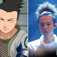 Pria yang akan bebas tugas militer pada November 2019 ini juga pernah dikeriting. Ketika rambutnya diikat, G-Dragon jadi mirip Shikamaru. Foto: Istimewa