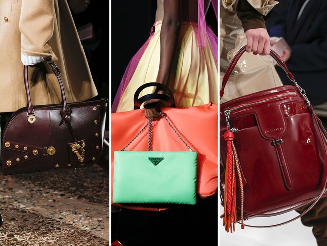 New carry. Para desainer mendefenisikan tas tangan dengan desain yang inovatif dan segar. (Foto: Dok. Vogue)