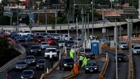 Kemacetan di Mexico City, Mexico. (Foto: Dok. Hector Guerrero/AFP/Getty via CNN)