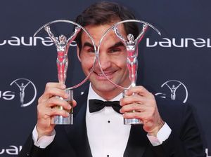 Roger Federer Raih Dua Penghargaan di Laureus Award 2018