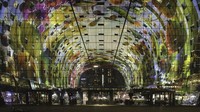Market Hall di Rotterdam ini diresmikan langsung oleh Queen Maxima pada 2014 lalu. Istimewa/Boredpanda.